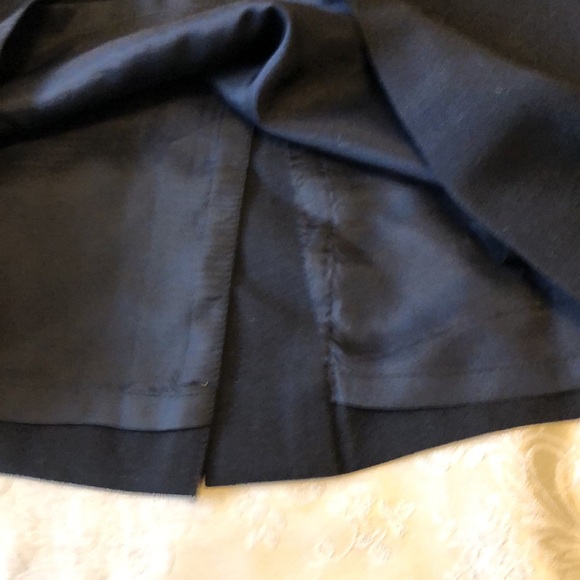 D’ORAZ BLACK SIZE 6 CREPE PENCIL SKIRT PURE VIRGIN WOOL FULLY LINED - #155 - Picture 8 of 8